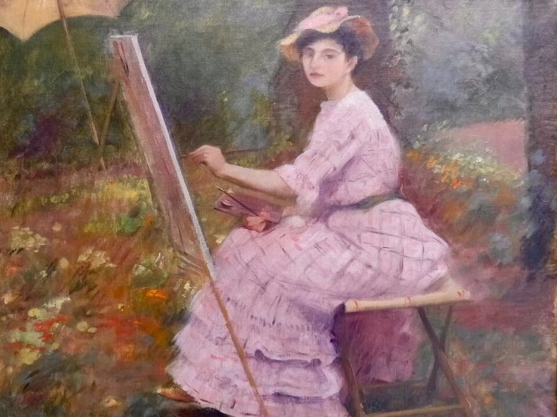 1874-		Ernest Rouart - Ritratto di Julie Manet